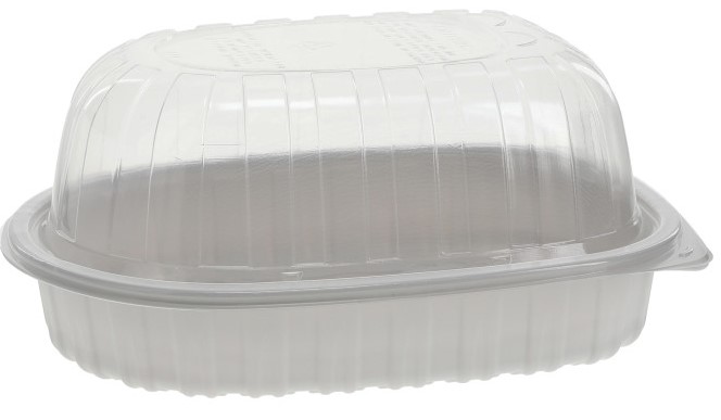 Pactiv 4S18Y 16 oz Square Deli Container Plastic Clear - Case of 480