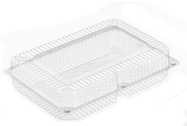 Pactiv 4S18Y 16 oz Square Deli Container Plastic Clear - Case of 480